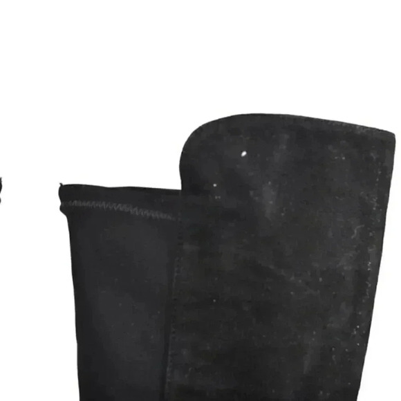 Stuart Weitzman Reserve Over  the Knee Suede Boots Black Suede Size 5.5 - Picture 8 of 13